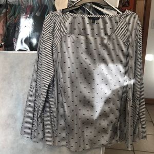 Banana republic xxL striped shirt